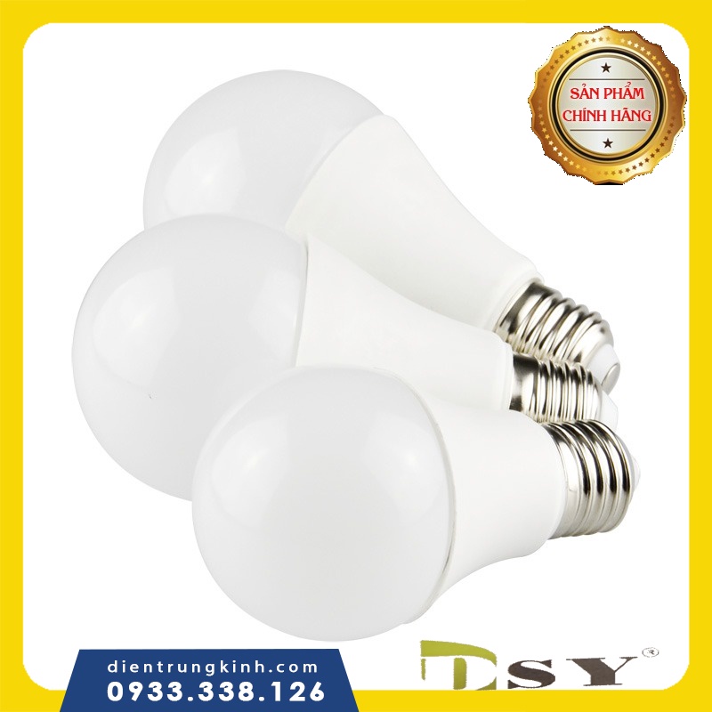 Bóng Đèn Tròn 3w 5w 7w 9w 12w DSY chính hãng chất lượng cao siêu sáng siêu bền
