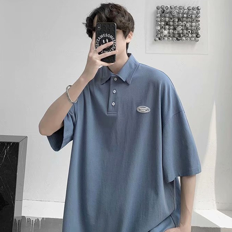 áo polo Ngắn Tay Màu Trơn Thời Trang Nam Tính | BigBuy360 - bigbuy360.vn