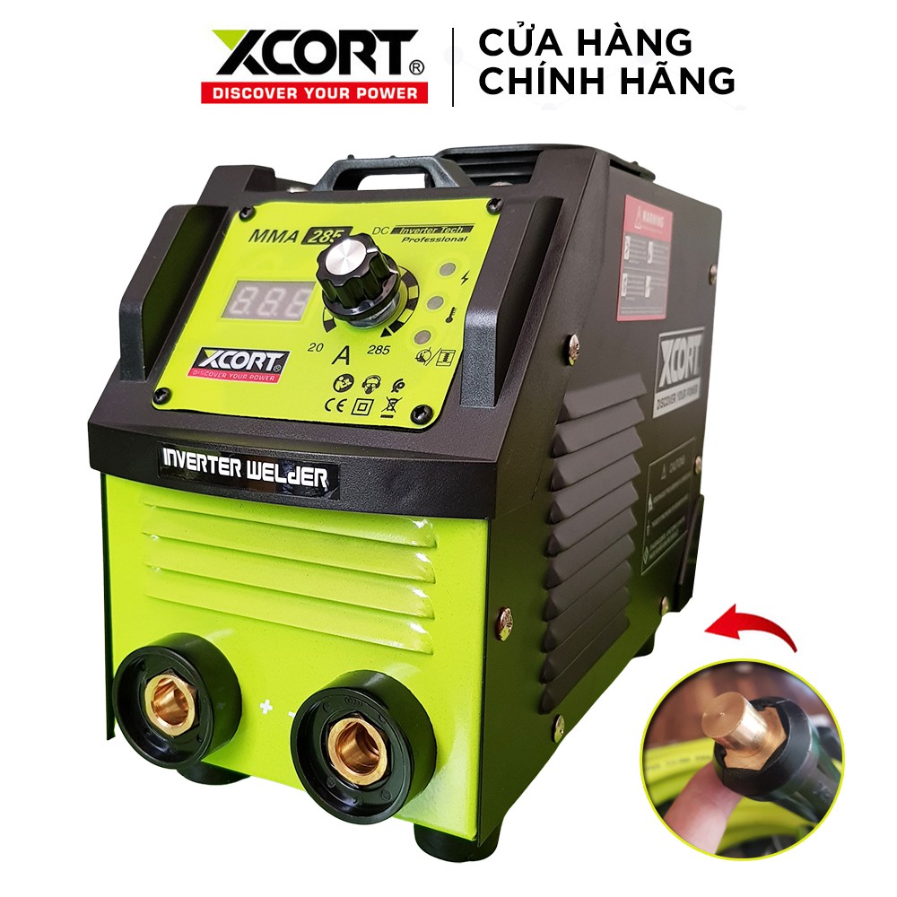 [MẪU MỚI] Máy hàn điện tử - Máy hàn que Inverter MMA 285+ XCORT Máy cực khỏe