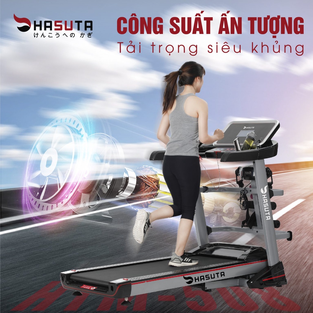 Máy chạy bộ đa năng tại nhà HASUTA HTM 508