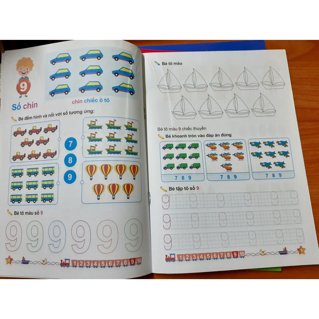 Sách - Bộ Phát Triển IQ Cho Bé 4 Đến 5 Tuổi ( Bộ 8 Cuốn)