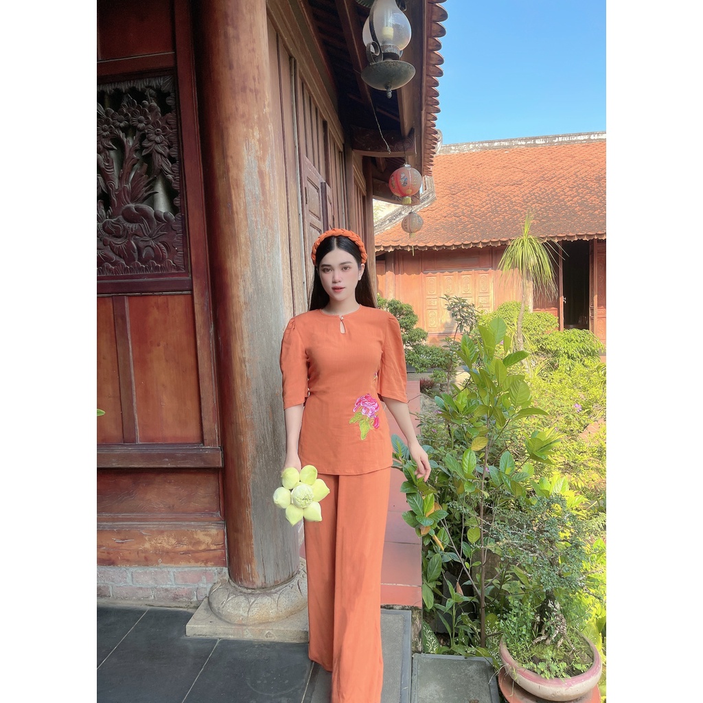 Đồ Lam Đi Chùa # Mẫu Ngọc Khiết# Quần Áo Nữ Cao Cấp