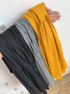 V14 - Váy suông cotton đuôi cá lệch