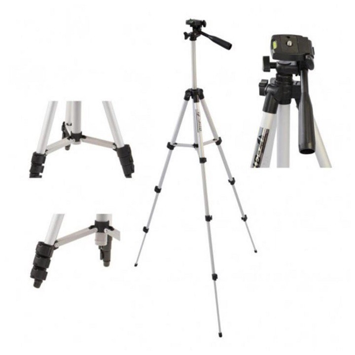 Gậy Tripod 3110 Chụp Ảnh Tự Sướng/LIVESTREAM 3 Chân Đa Năng