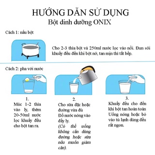 Bột ngũ cốc 20 loại hạt 500gr (bột dinh dưỡng ONIX)