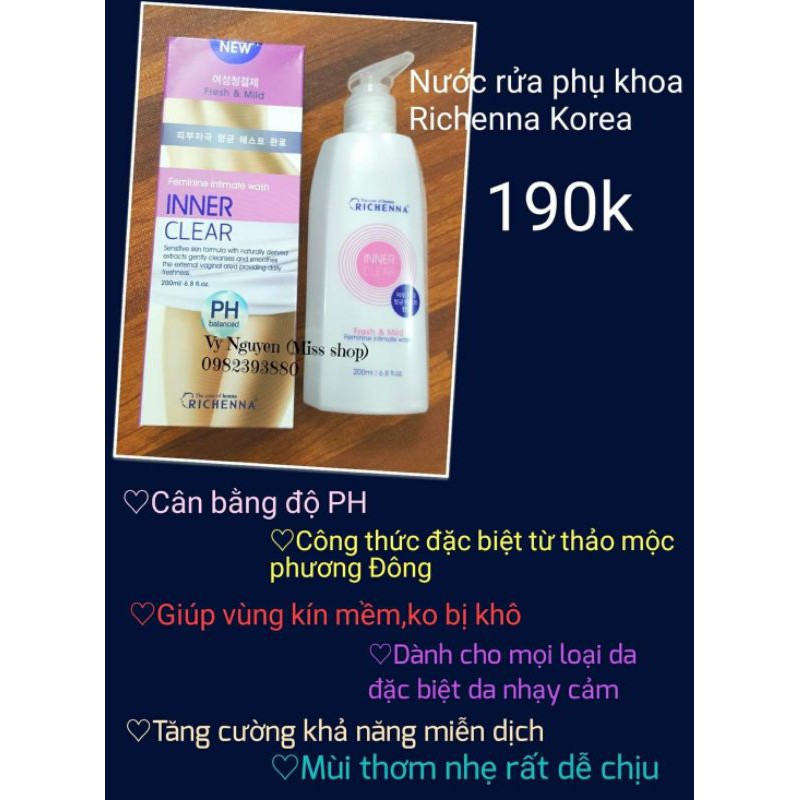 Nước hoa vùng kín mẫu mới Hàn Quốc