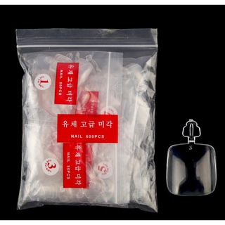 Móng úp chân loại có tai ( gói 600 móng đủ size )