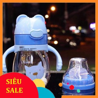 BÌNH UỐNG NƯỚC VÀ SỮA tai mèo 320ml