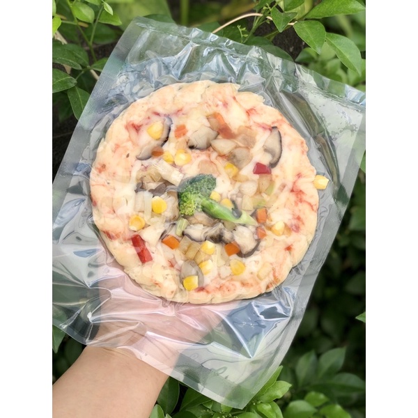 Pizza Rau Củ Chay 16cm Chưa Nướng