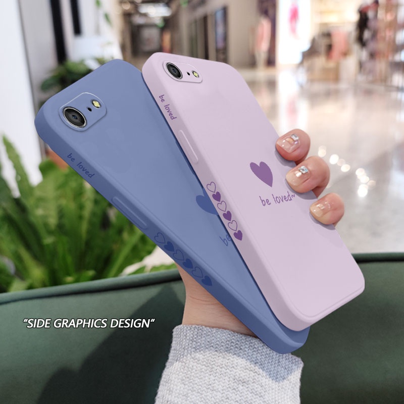 Ốp Điện Thoại Silicon Dẻo Họa Tiết Trái Tim Đơn Giản Thời Trang Cho IPhone 8 7 6 6S Plus SE 2020