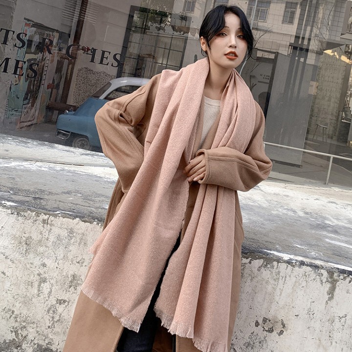 KHĂN QUÀNG CỔ NỮ CASHMERE - CHOÀNG CHẤT LEN MỀM MỊN - K-TR