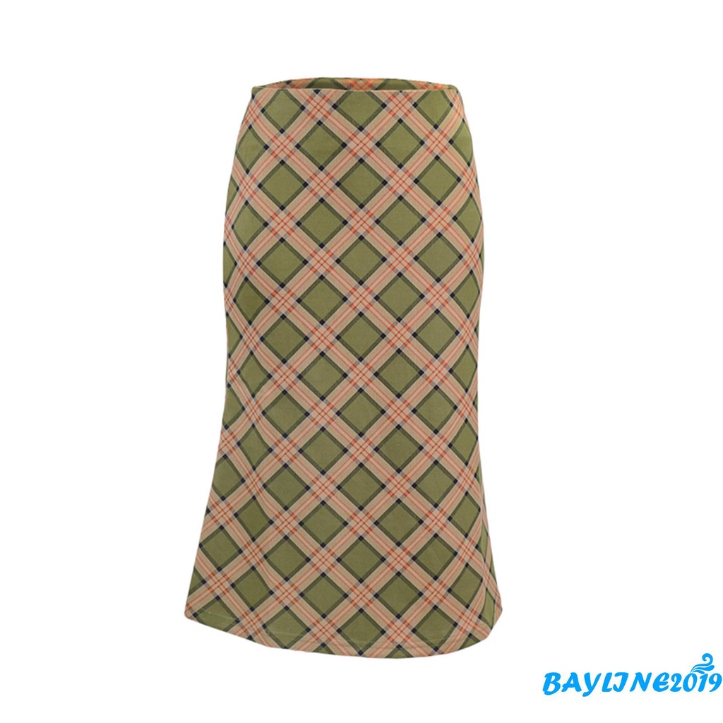 Chân váy dài họa tiết caro thời trang nữ tính size Xs/ S /M/ L/ XL