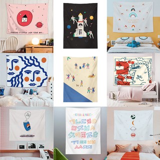 Thảm tranh treo tường trang trí Cartoon - Wall Tapestry 1m3 x 1m5