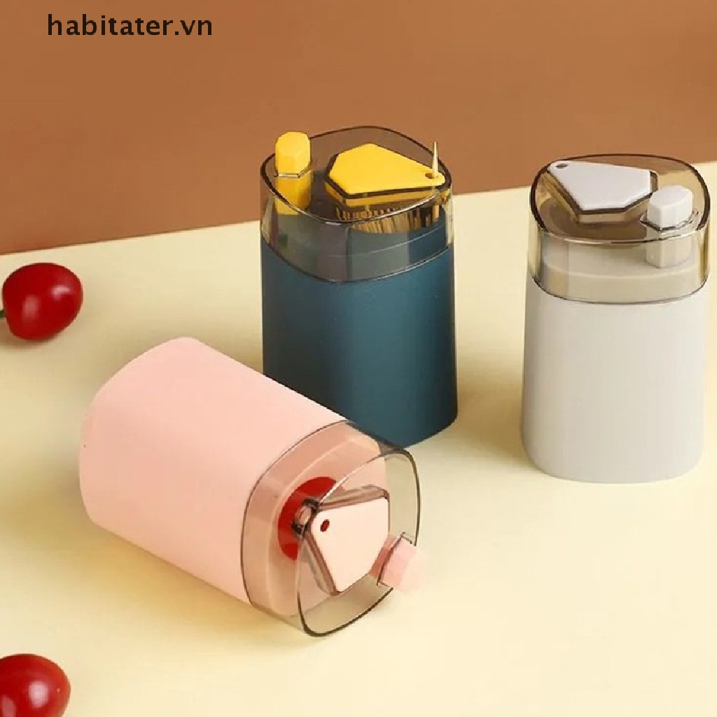 Hộp Đựng Tăm Xỉa Răng Tự Động Bằng Rơm Lúa Mì