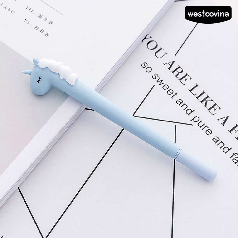 [Hot]✍Bút Mực Gel Ngòi 0.38mm Hình Kỳ Lân Hoạt Hình Dễ Thương