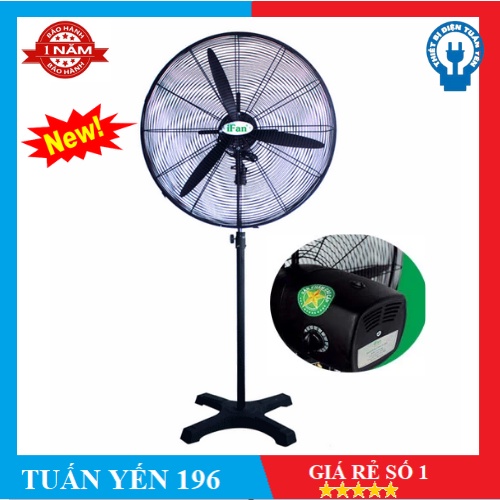 FREE SHIP  Quạt đứng công nghiệp IFan NS-50-65-75-Plus- 3 Cánh Hàng Chính Hãng