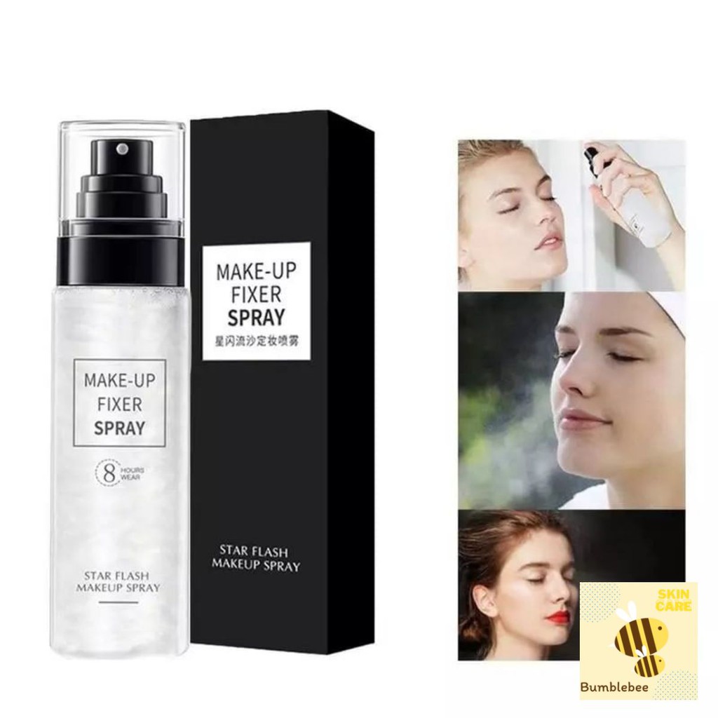 Xịt khóa lớp makeup, xịt khoá makeup xịt giữ lớp trang điểm lâu trôi kiêm xịt khoáng dưỡng da FIXER SPRAY