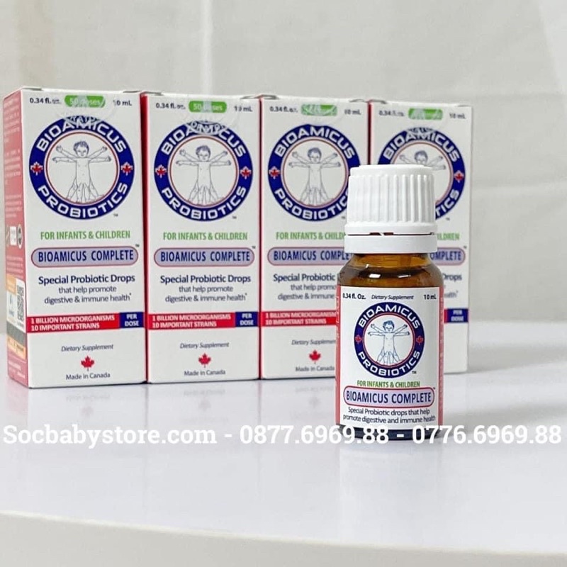 Men vi sinh 10 chủng BioAmicus Complete 10ml