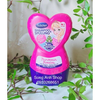 Dầu gội đầu và xã tóc Bubchen trái tim cho bé