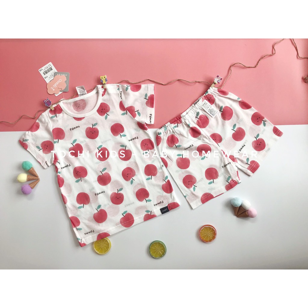 Bộ cộc tay bé gái Cordi-i chính hãng Hàn Quốc nhập khẩu