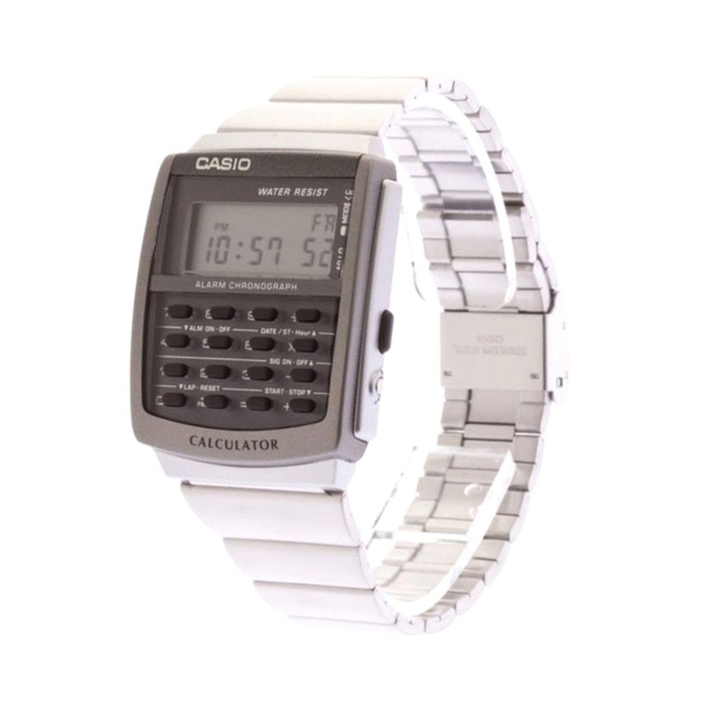 Đồng hồ nam Casio CA-506-1DF Chính Hãng - Mặt Máy Tính Huyền Thoại - Thép Không Rỉ