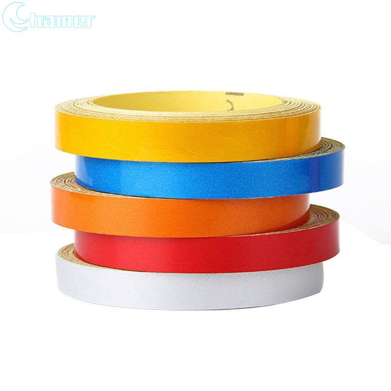 Cuộn dải phản quang dán vành bánh xe/ khung viền xe 5m tiện lợi dành cho xe hơi/ xe máy/ xe đạp