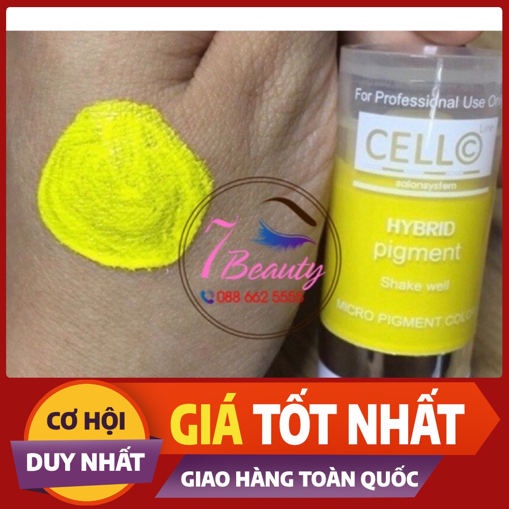 Mực Cello Vàng Chanh,Mực Vàng Chanh Khử Thâm Môi,Mựuc Phun xăm | BigBuy360 - bigbuy360.vn
