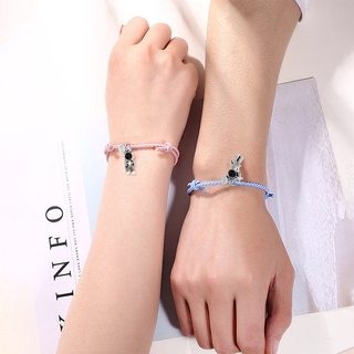 Set 2 Vòng Tay Nam Châm Cá Tính Cho Cặp Đôi
