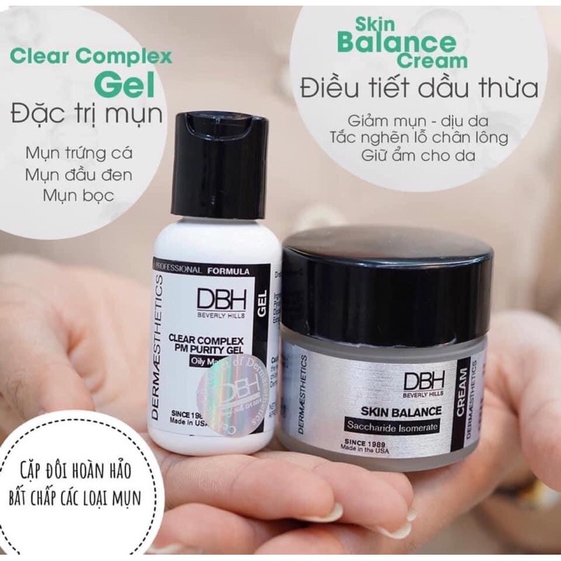 Kem ngừa mụn giảm mụn hiệu quả dưỡng da mụn DBH Clear Complex one