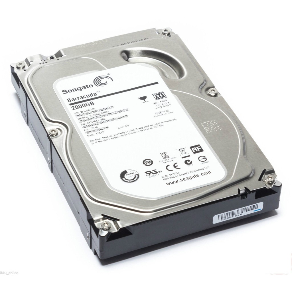 Ổ cứng gắn trong Seagate Sata PC 1TB (Đen phối bạc)