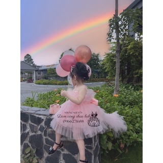  Váy CC Phượng Hoàng Đầm Công Chúa Cho Bé Gái Cao Cấp tặng Kèm Cài Đầu Cute