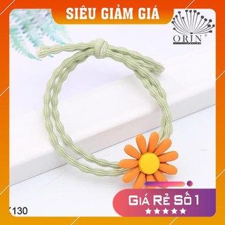 <SALE SỐC> Chun buộc tóc hoa cúc nhiều màu (shopmh59 - shopmm - vmeai)