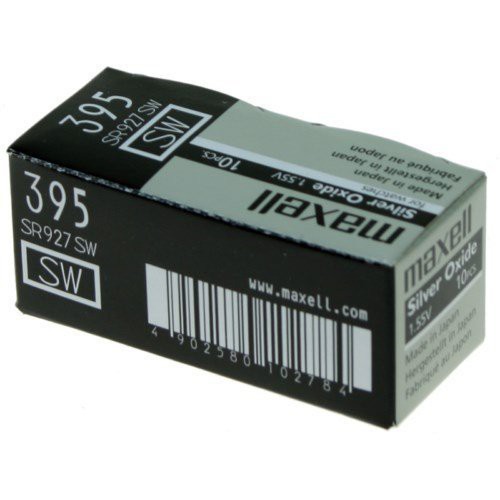 Pin Maxell 395 SR927SW dành cho đồng hồ dùng pin 927 / 395 / AG7 / LR721 (Loại tốt - Giá 1 viên)