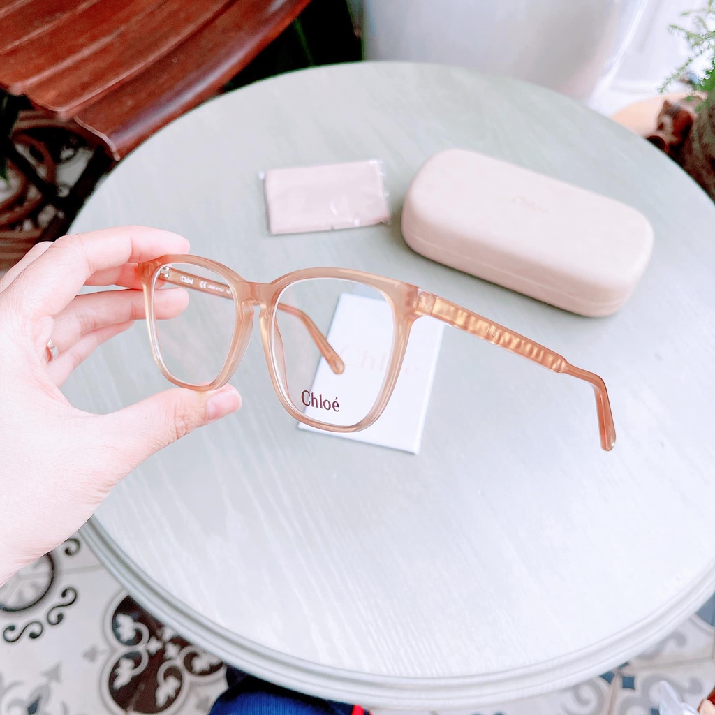 Gọng cận nữ Chloe viền màu vàng Honey CE2740