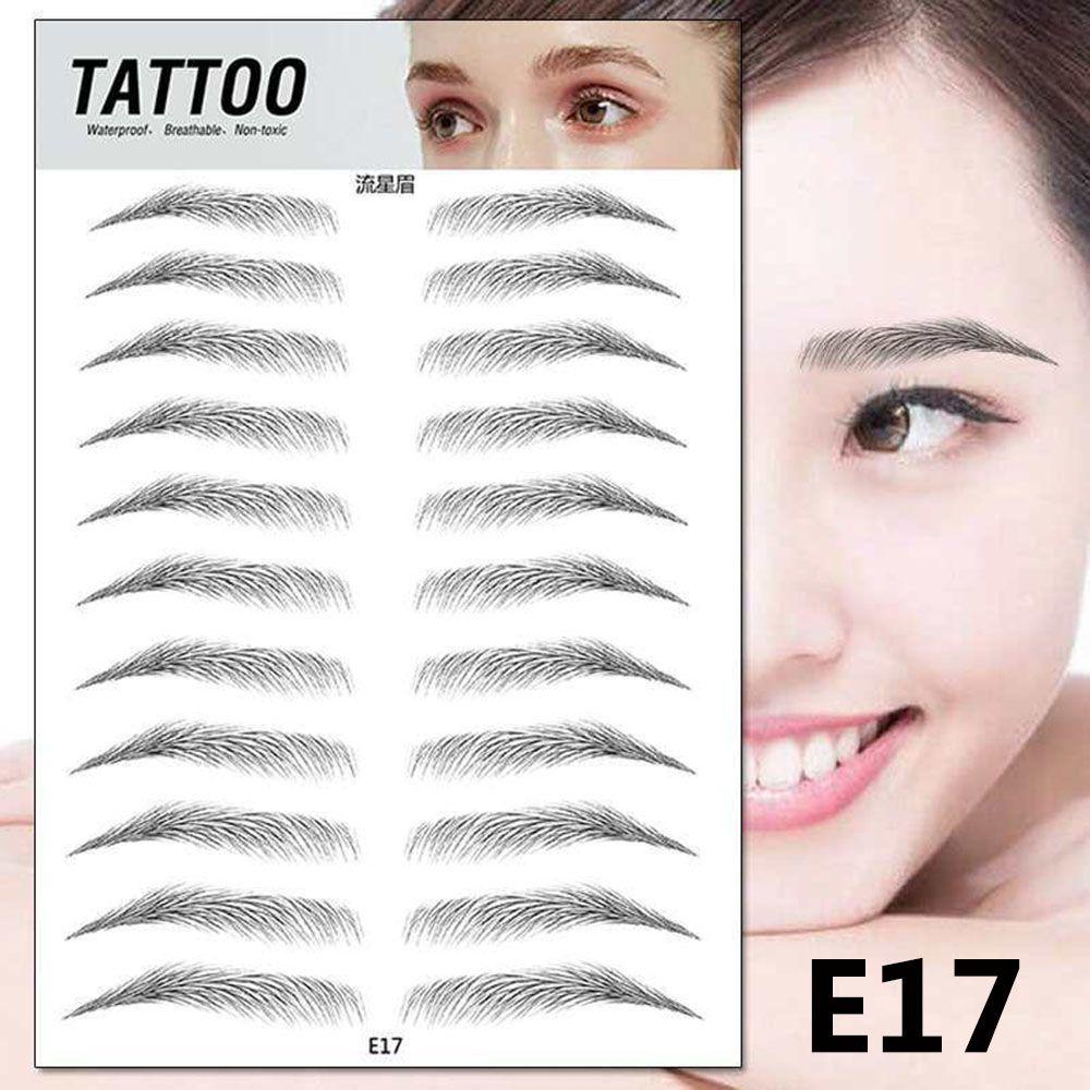 Miếng Dán Xăm Lông Mày 4D Chống Nước Lâu Trôi