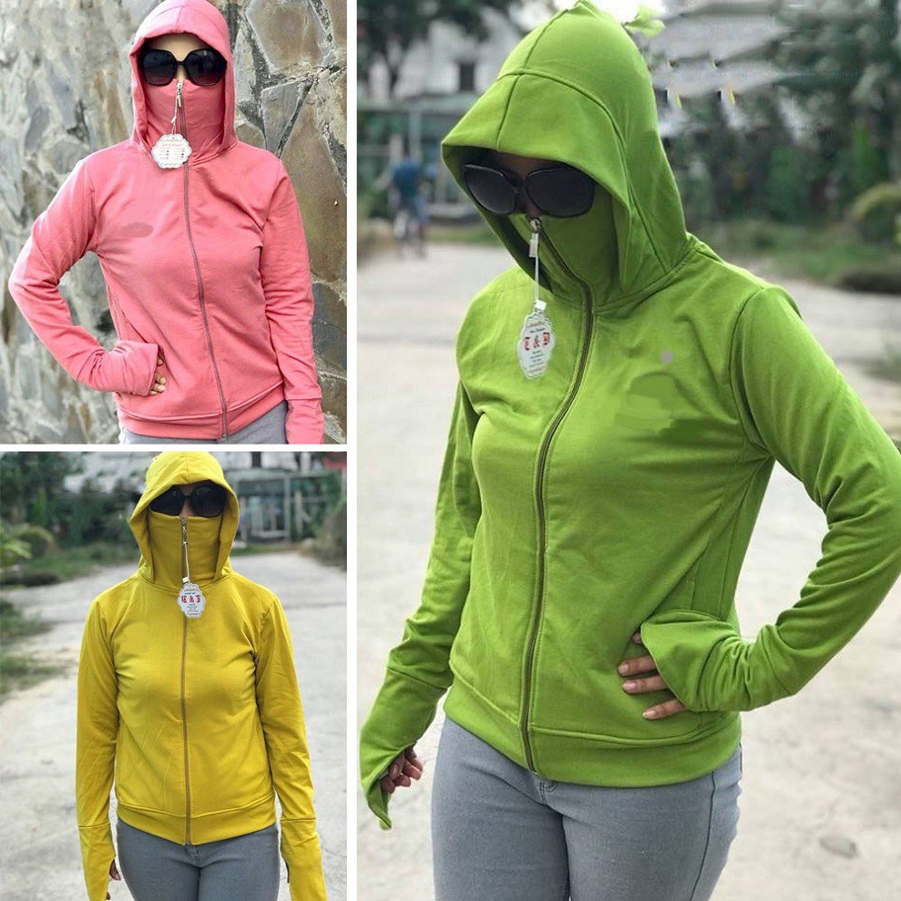 Áo chống nắng nữ thông hơi thoáng khí VNXK Áo khoác nhẹ nữ chất da cá loại 1