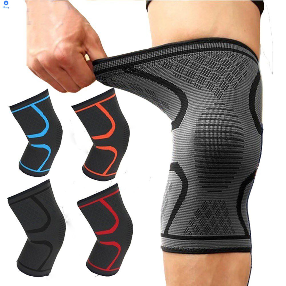 1 Cái Thể Thao Thoáng Khí Thảm Lót Đầu Gối Chạy Bộ Bảo Vệ Đầu Gối 【Bluey】