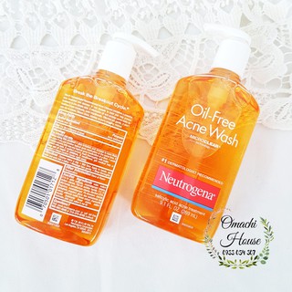 Sữa Rửa Mặt Neutrogena Oil-Free Acne Wash 269ml