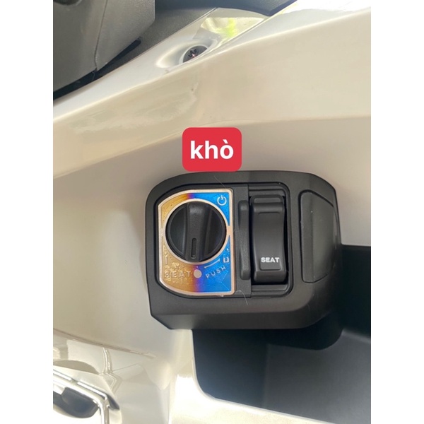 Tem Titan Dán Ốp Ổ Khoá Smarkey Vario160, Lead 2022, Vision 2021,Sh350i