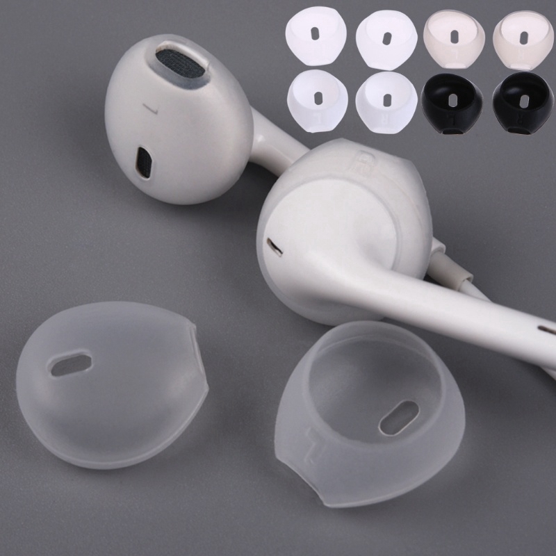 Bộ 1 cặp vỏ bọc tai nghe chống rơi bằng silicon cho Airpods