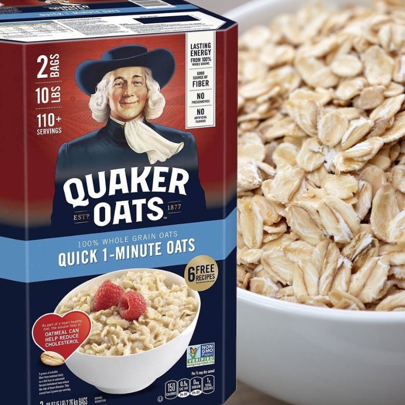 Yến Mạch Quaker Oats 4Kg5 Ăn Kiêng Giảm Mỡ Đẹp Da