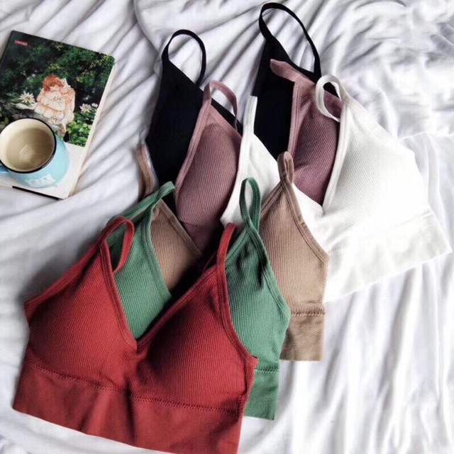 Sỉ áo bra len tăm chữ u quai mảnh mã 367 siêu sexy cho nữ