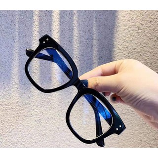 MẮT KÍNH GIẢ CẬN GỌNG CHỮ V FORM VUÔNG 2 CHẤM HOT TREND CỰC ĐẸP