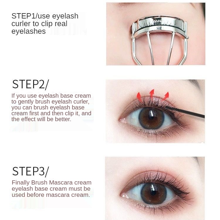 Mascara Chuốt Mi 3D Chống Nước Lâu Trôi Đầu Cọ Mềm Mảnh Tự Nhiên