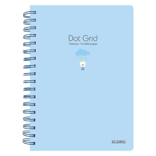 Sổ lò xo 200tr Dot Grid B5 KLONG mã 960 #vo dot grid