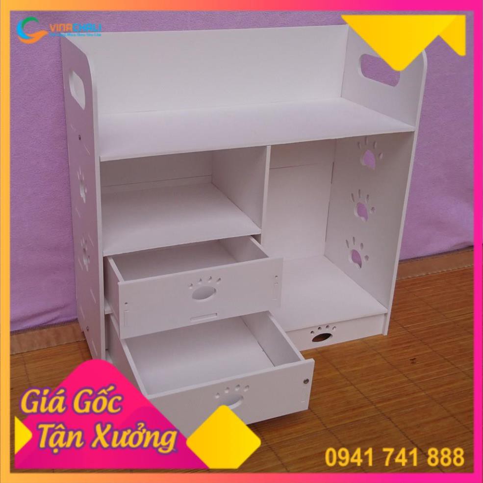 Kệ đựng mỹ phẩm chân chó Dovaty V2 (Mẫu mới - loại 1 bóng mịn)