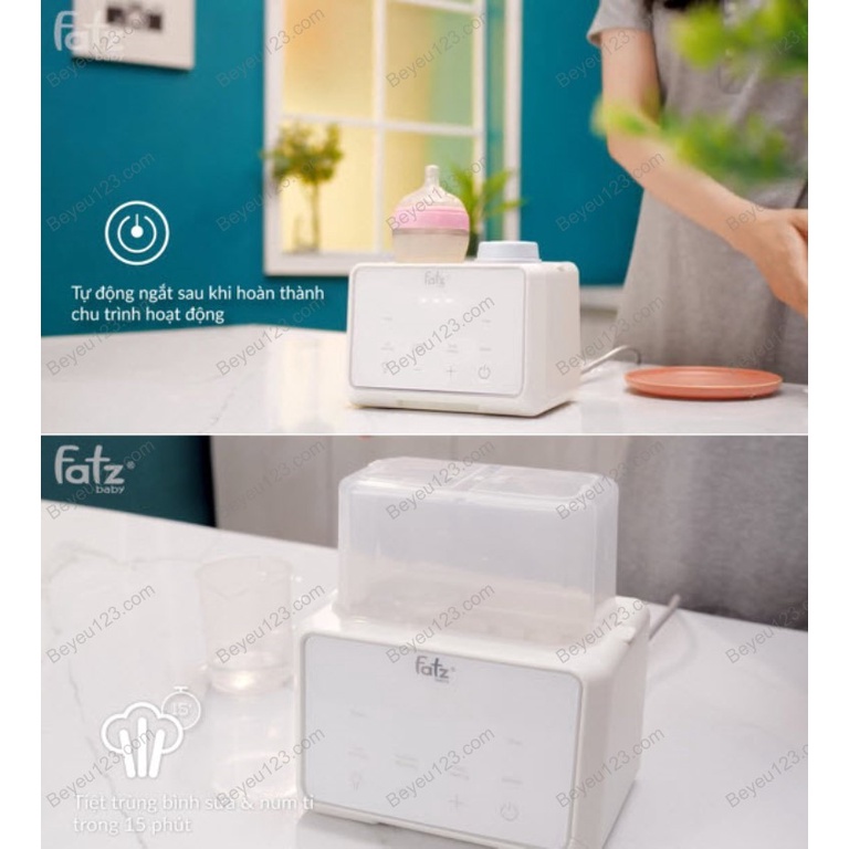 Máy hâm sữa và tiệt trùng điện tử FATZ Duo 3 Plus - FATZBABY FB3094TK