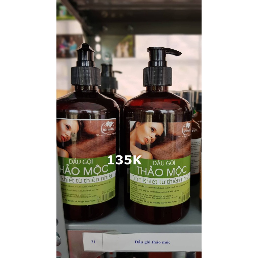 Dầu gội thảo mộc và dưỡng tóc- Tiên Phước