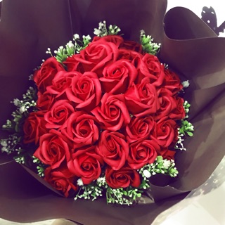 Hoa hồng sáp bó 30 bông