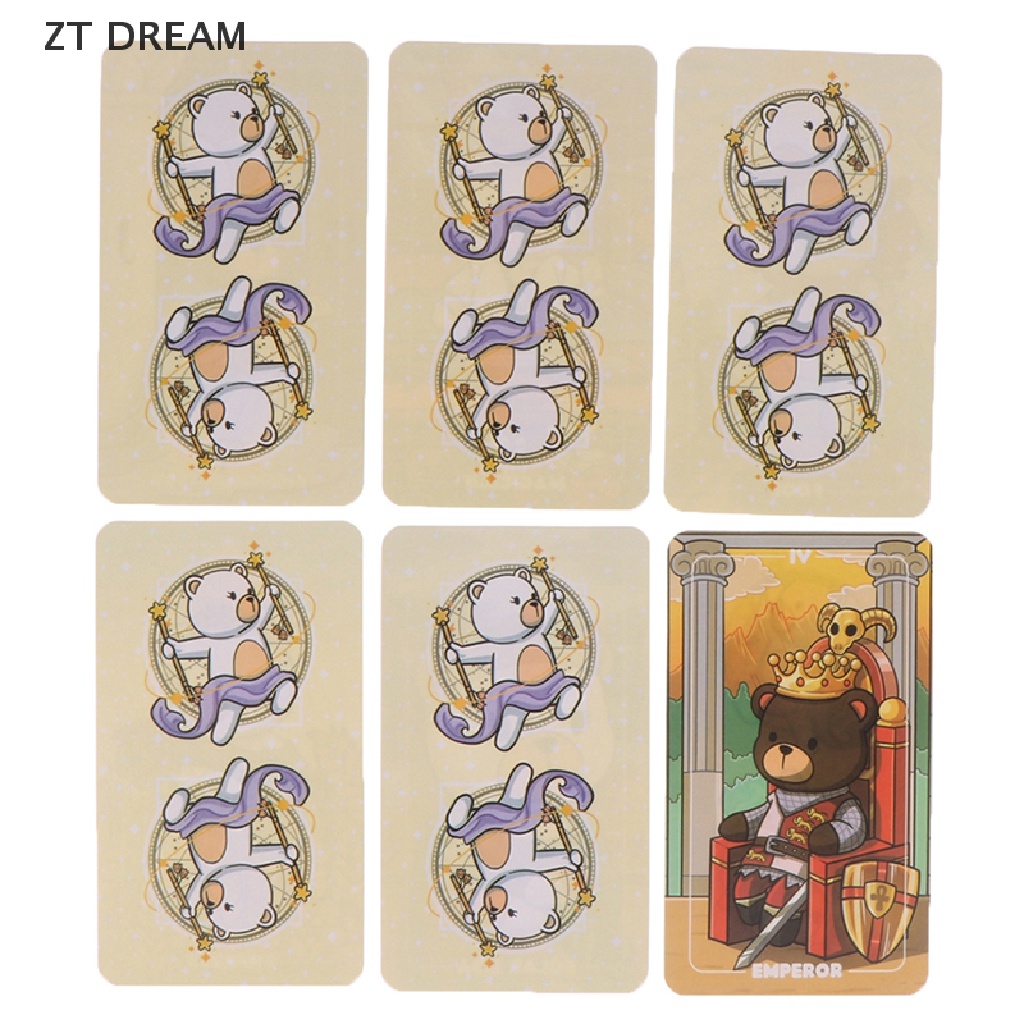 Bộ Bài Tarot Teddy 07 Lá Vui Nhộn